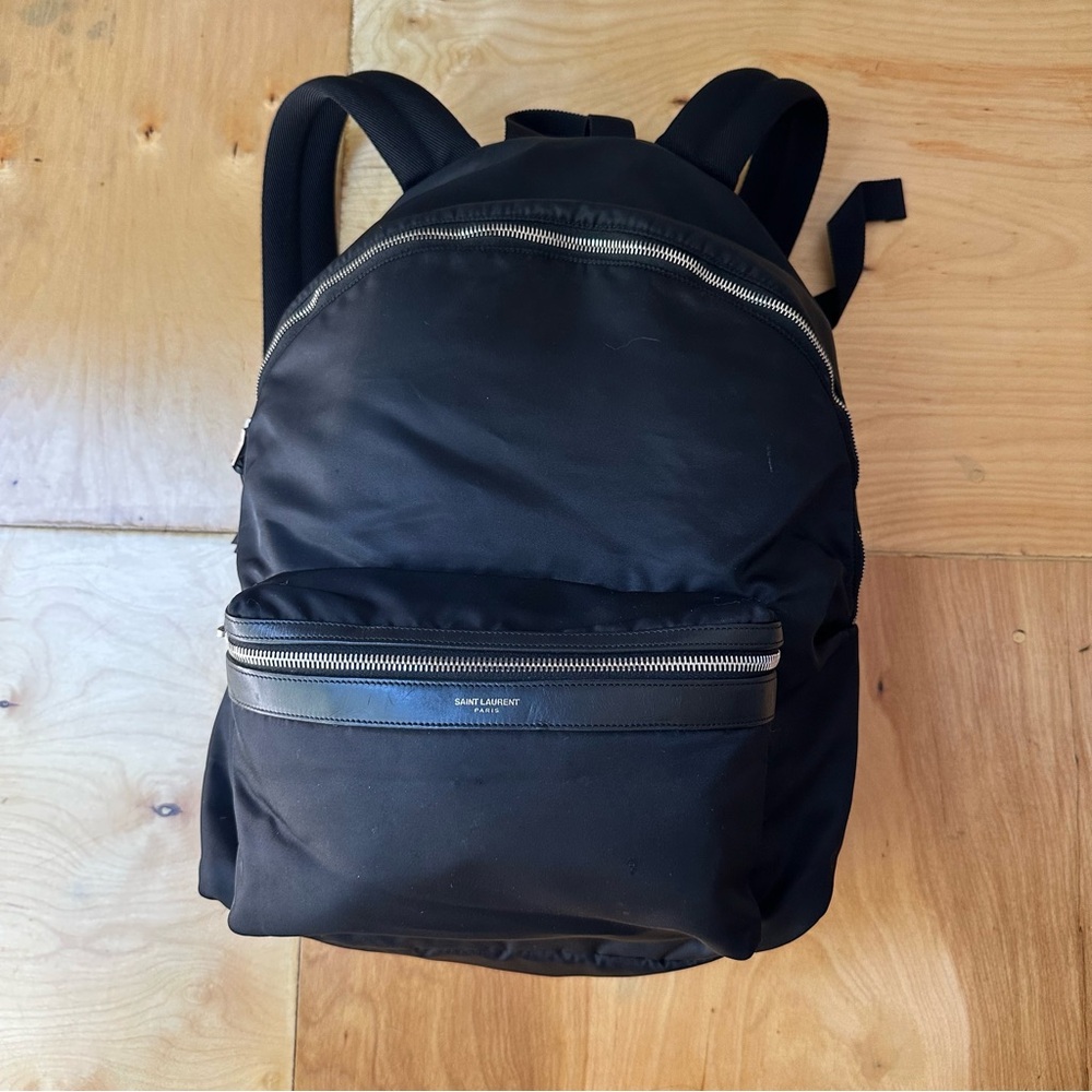 Saint Laurent Black Backpack